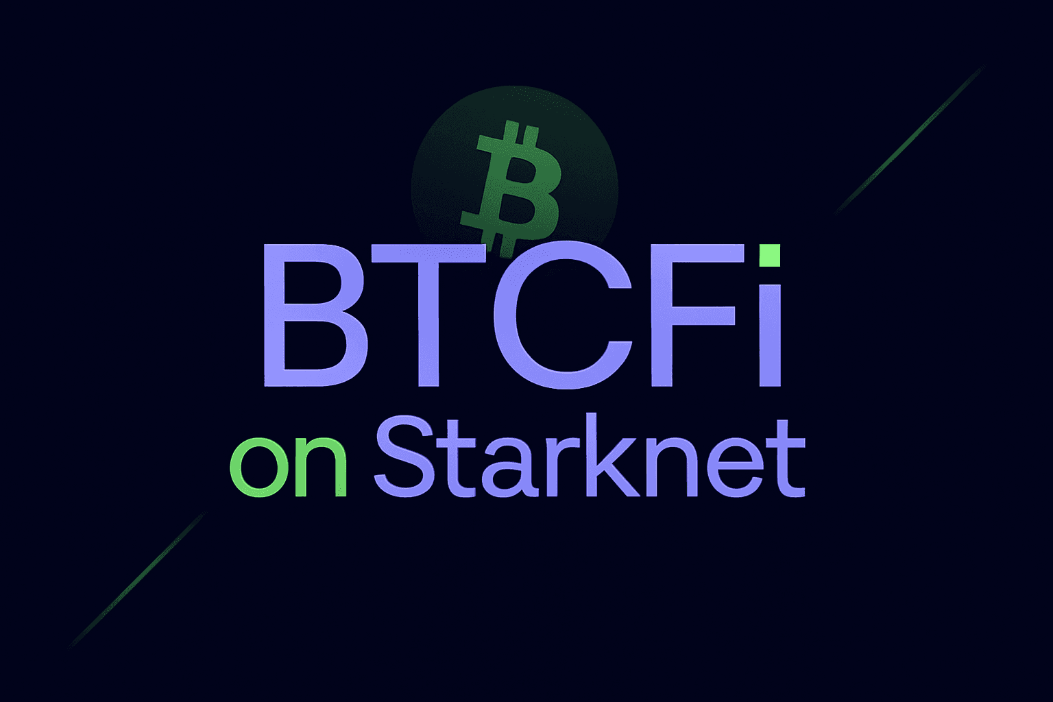 What is BTCFi on Starknet?